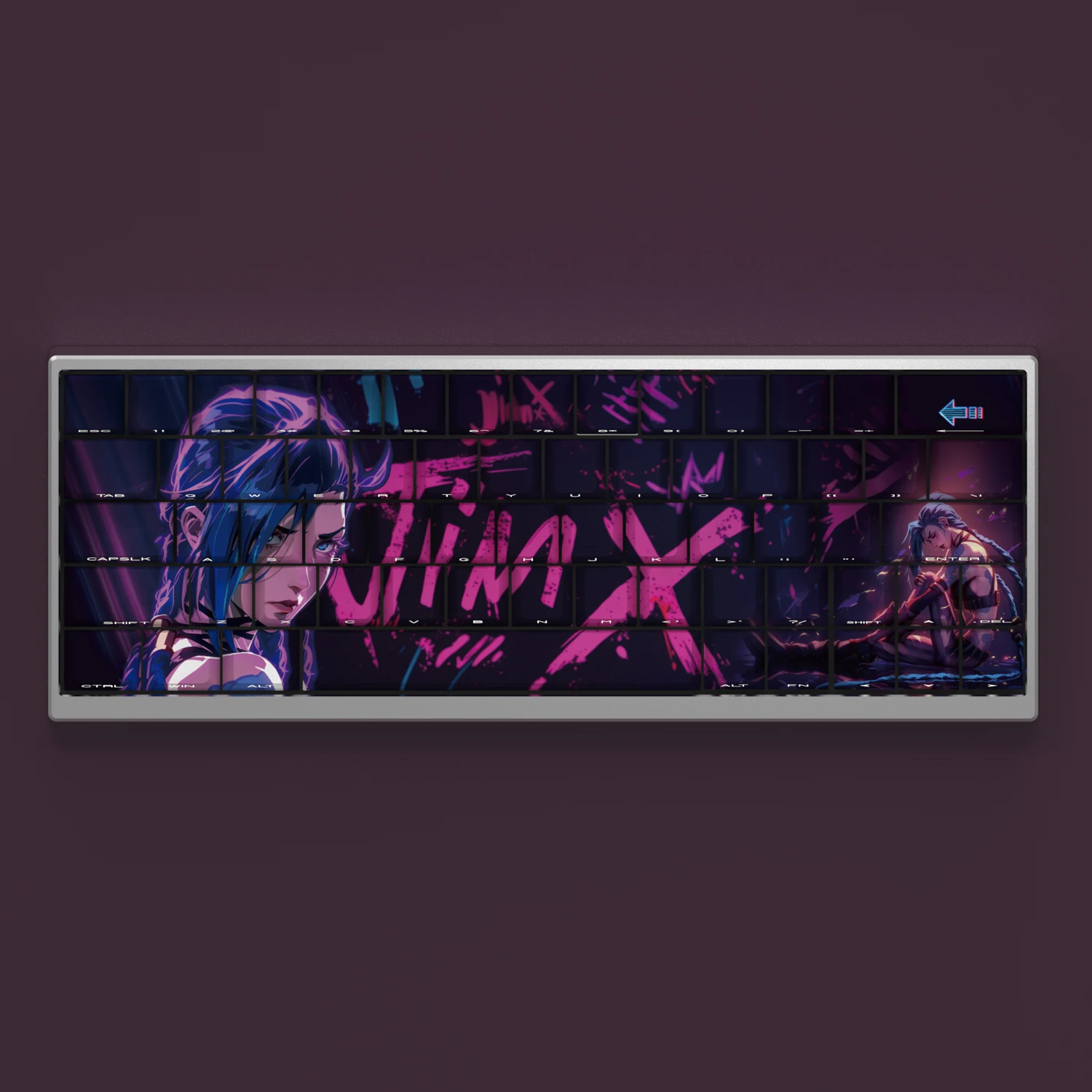 Customize Your Keyboard Battle Of The Twin Cities LoL Legends Arcane Jinx Keycaps PBT
Customize Your Keyboard Battle Of The Twin Cities LoL Legends Arcane Jinx Keycaps PBT