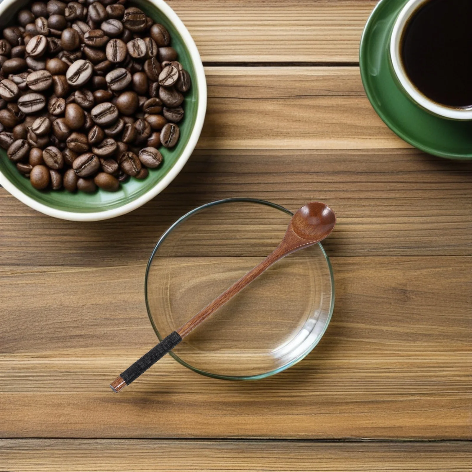 6Pcs Long Handle Wooden Coffee Spoons Natural Brown Mini Teaspoons for Honey Stirring Appetizer Serving Japanese Style
6Pcs Long Handle Wooden Coffee Spoons Natural Brown Mini Teaspoons for Honey Stirring Appetizer Serving Japanese Style