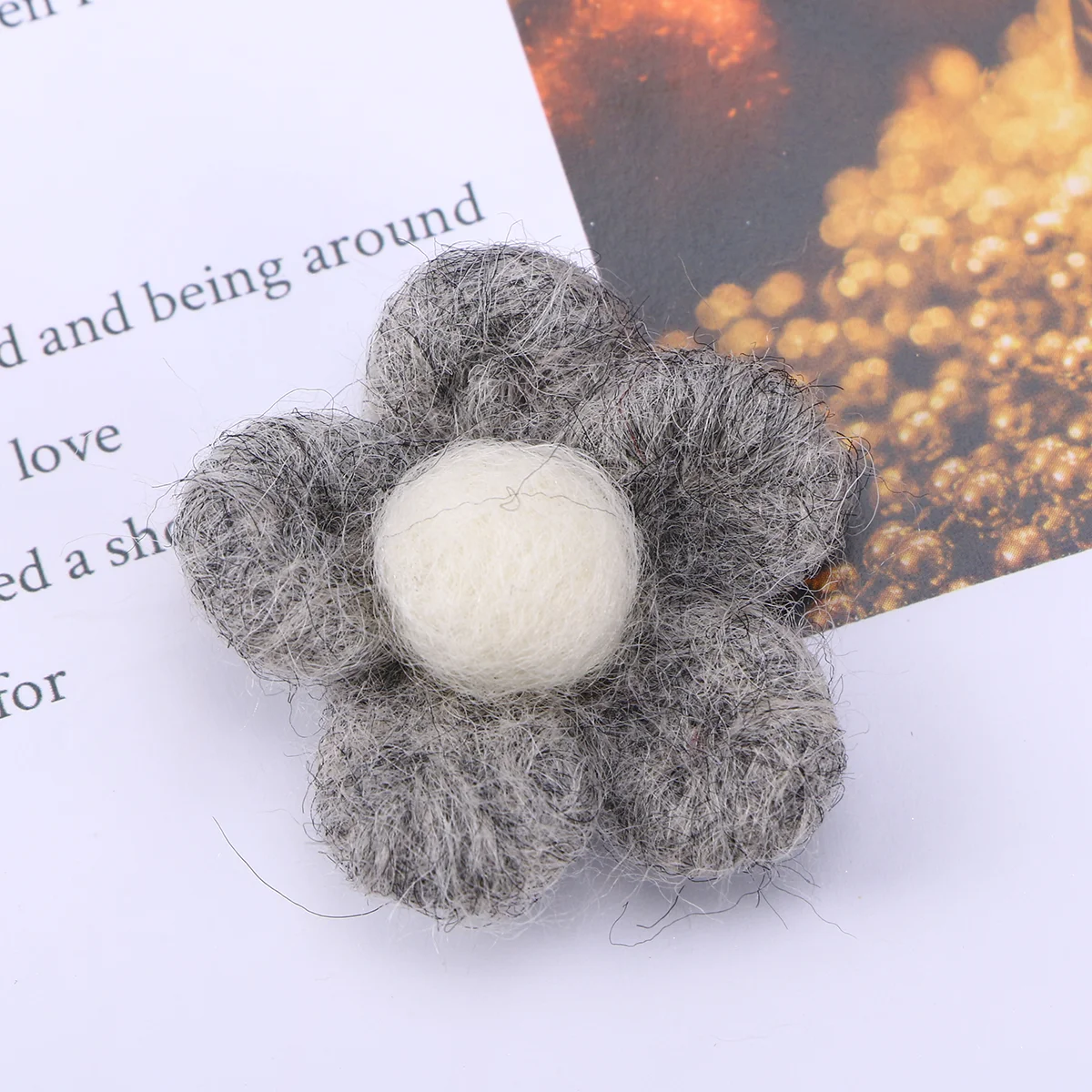 Crafts Accessory Hairpins Decoration Wool Felt Five-petal Flower DIY Decorations Balls
Crafts Accessory Hairpins Decoration Wool Felt Five-petal Flower DIY Decorations Balls