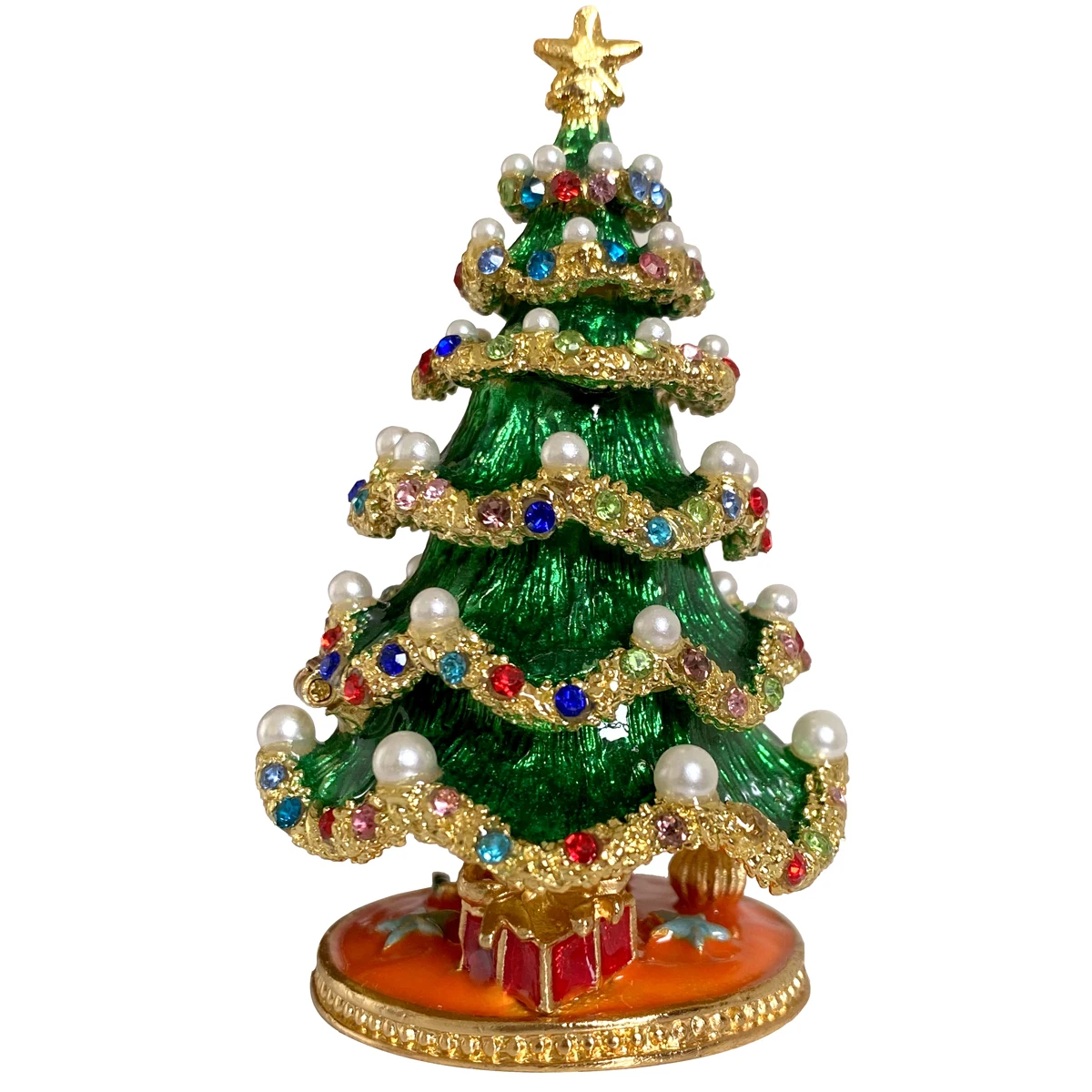 Vintage Christmas Tree Home Decoration Enamel Color Rhinestone Metal Jewelry Box Jewelry Storage Box Romantic Creative Gift
Vintage Christmas Tree Home Decoration Enamel Color Rhinestone Metal Jewelry Box Jewelry Storage Box Romantic Creative Gift