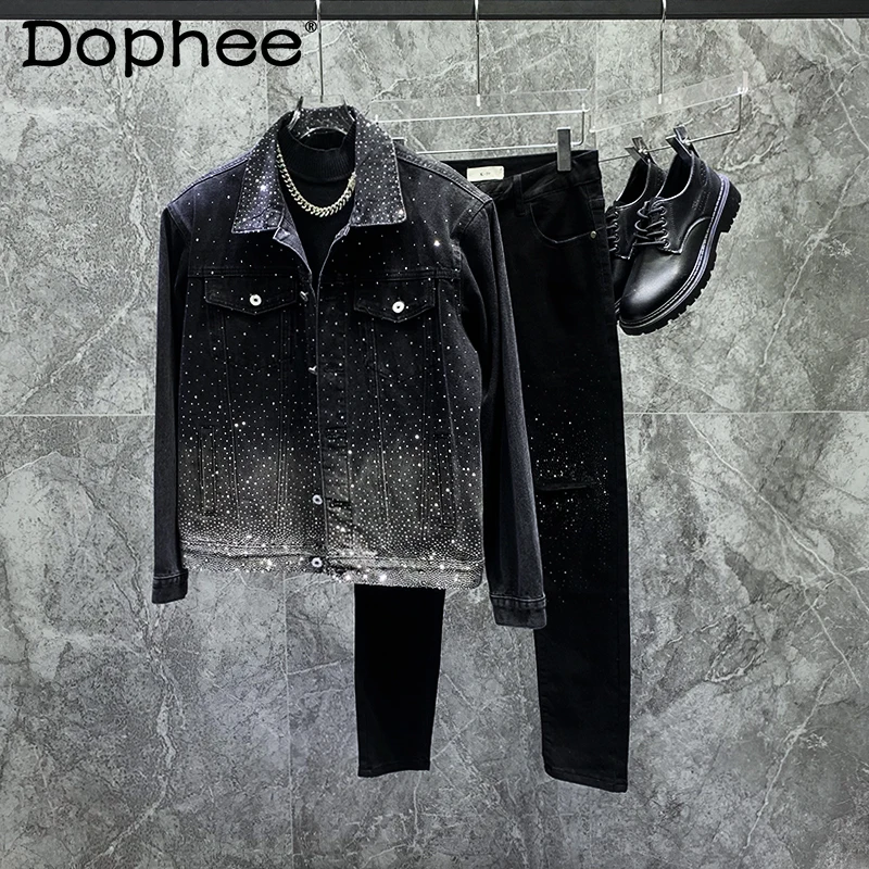 2025 New Fashion Heavy Craft High-end Starry Sky Rhinestone Denim Jacket Stylish Korean Version Jacket Trendy Men
2025 New Fashion Heavy Craft High-end Starry Sky Rhinestone Denim Jacket Stylish Korean Version Jacket Trendy Men