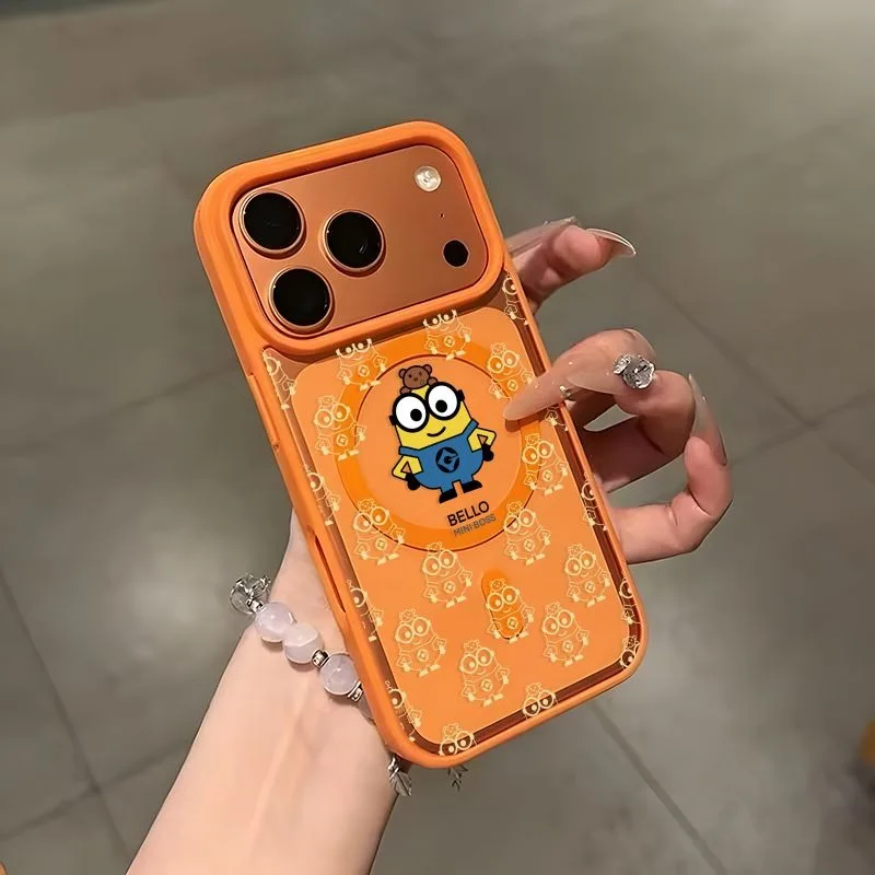 New 2026 Cute Minions Anime Magnetic Shockproof Phone Case for Apple IPhone 17/16/15/14/13/12/11 Soft Silicone Protective Cover
New 2026 Cute Minions Anime Magnetic Shockproof Phone Case for Apple IPhone 17/16/15/14/13/12/11 Soft Silicone Protective Cover