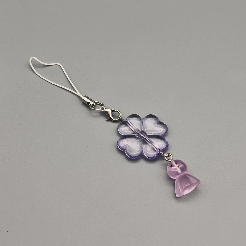 Ремешок для телефона Sunny Doll, брелок-подвеска для телефона, ручной работы, шнурок для мобильного телефона, Y2K, милый кулон-клевер, подарки для пар
Ремешок для телефона Sunny Doll, брелок-подвеска для телефона, ручной работы, шнурок для мобильного телефона, Y2K, милый кулон-клевер, подарки для пар