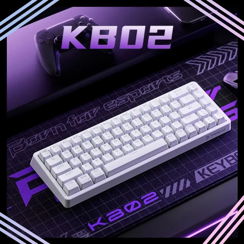 TAIDU KB02 Wireless Three Mode 68 Keys Mechanical Keyboard Hot Swap Bluetooth Gasket RGB Light Gaming Offcie Multifunction Gift
TAIDU KB02 Wireless Three Mode 68 Keys Mechanical Keyboard Hot Swap Bluetooth Gasket RGB Light Gaming Offcie Multifunction Gift
