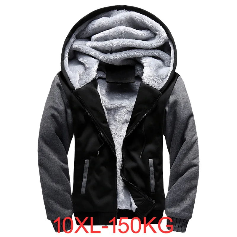 10XL 150kg Men Jackets Plus Large Size Big Hooded Thick Warm Fleece Parkas Winter Black Patchwork Outwear Coat 8XL
10XL 150kg Men Jackets Plus Large Size Big Hooded Thick Warm Fleece Parkas Winter Black Patchwork Outwear Coat 8XL