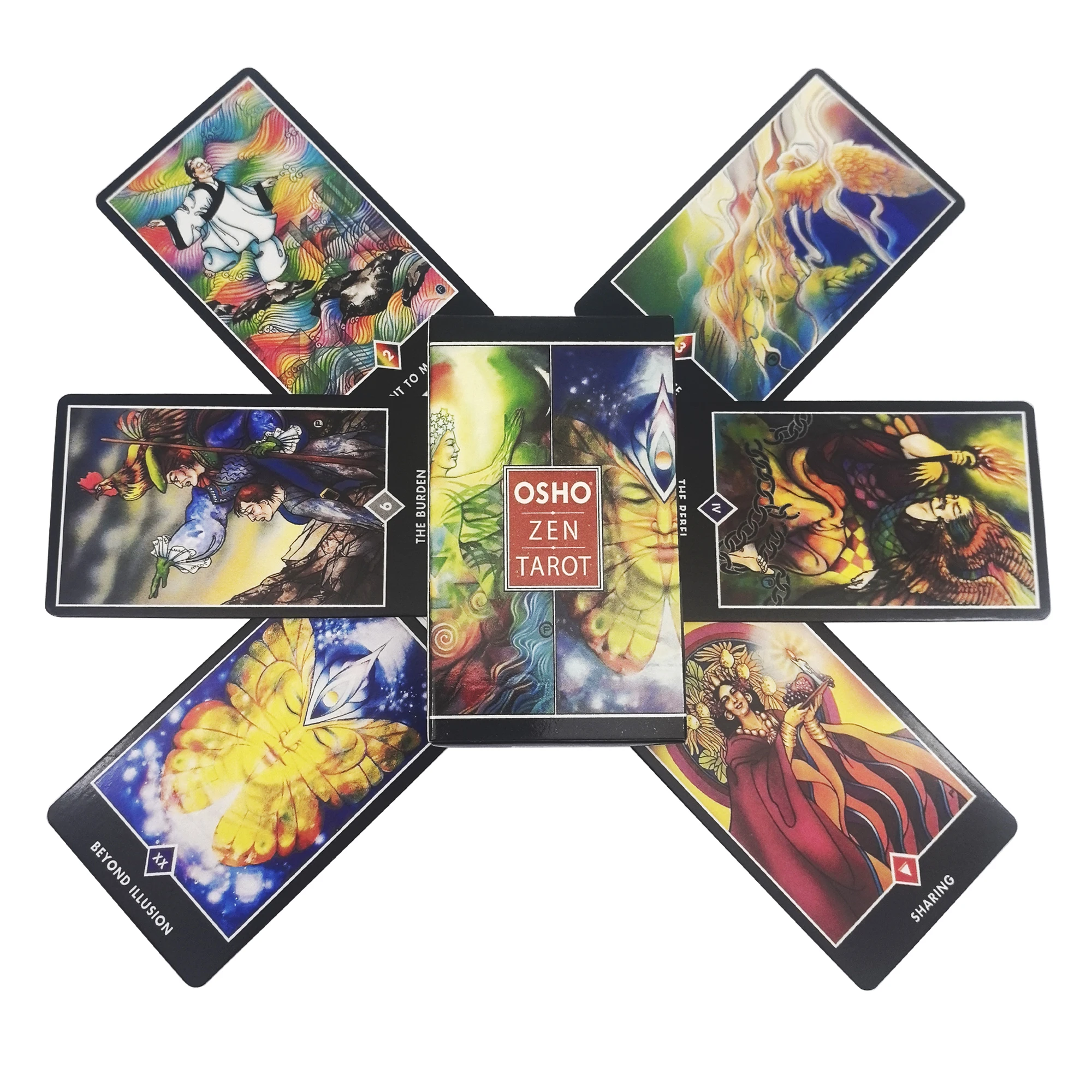New Osho Zen Tarot Cards PDF Guidebook English Version Oracle Deck Board Game For Party gift
New Osho Zen Tarot Cards PDF Guidebook English Version Oracle Deck Board Game For Party gift