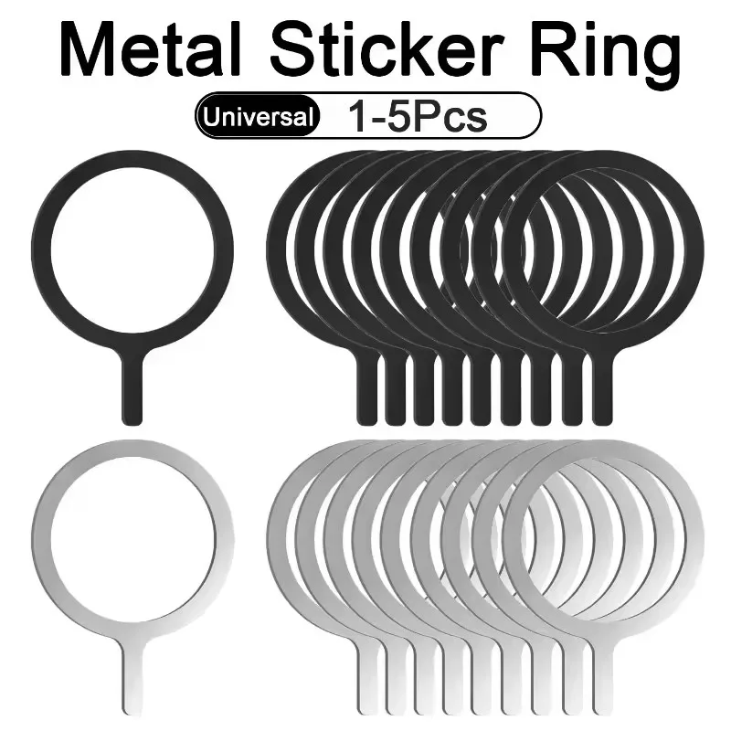 Universal Metal Rings Sticker for Magsafe Magnetic Wireless Charger for Iphone Samsung Xiaomi Car Phone Charger Plate Iron Sheet
Universal Metal Rings Sticker for Magsafe Magnetic Wireless Charger for Iphone Samsung Xiaomi Car Phone Charger Plate Iron Sheet