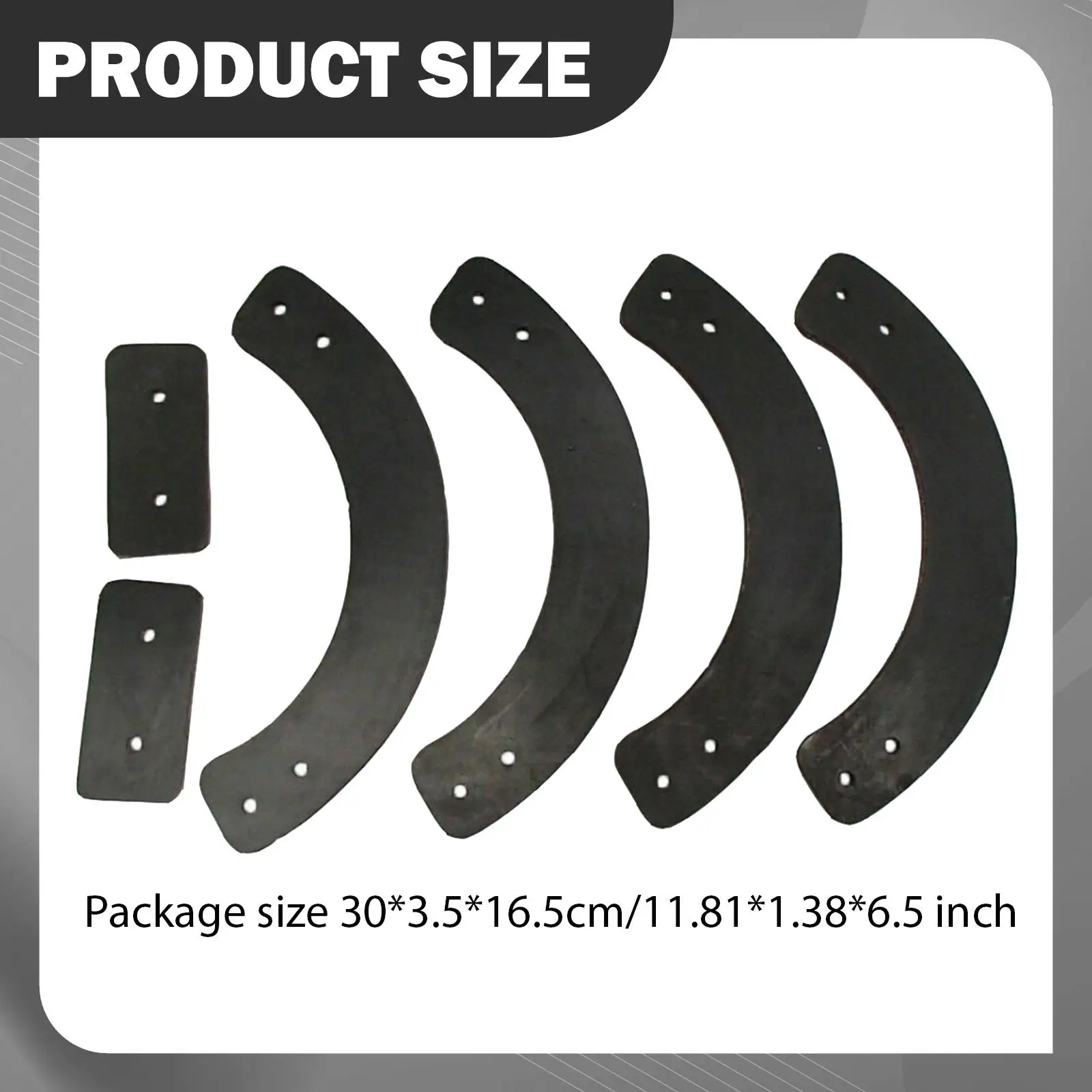 Snowblower Paddle Set Durable Rubber Replacement Outdoor Snow Removal Accessory for Garden Machine Repair
Snowblower Paddle Set Durable Rubber Replacement Outdoor Snow Removal Accessory for Garden Machine Repair