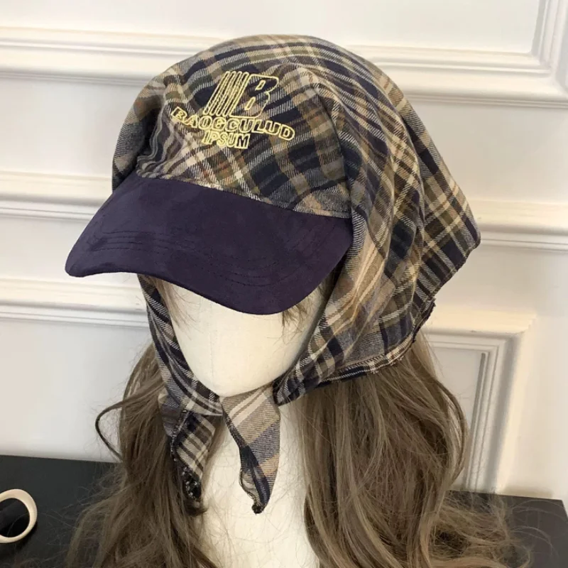 Retro Classic Plaid Sun Hat,american Style Color Blocking Embroidered Wide Brim Women's Sun Hat,premiun Adjustable Strap Design
Retro Classic Plaid Sun Hat,american Style Color Blocking Embroidered Wide Brim Women's Sun Hat,premiun Adjustable Strap Design