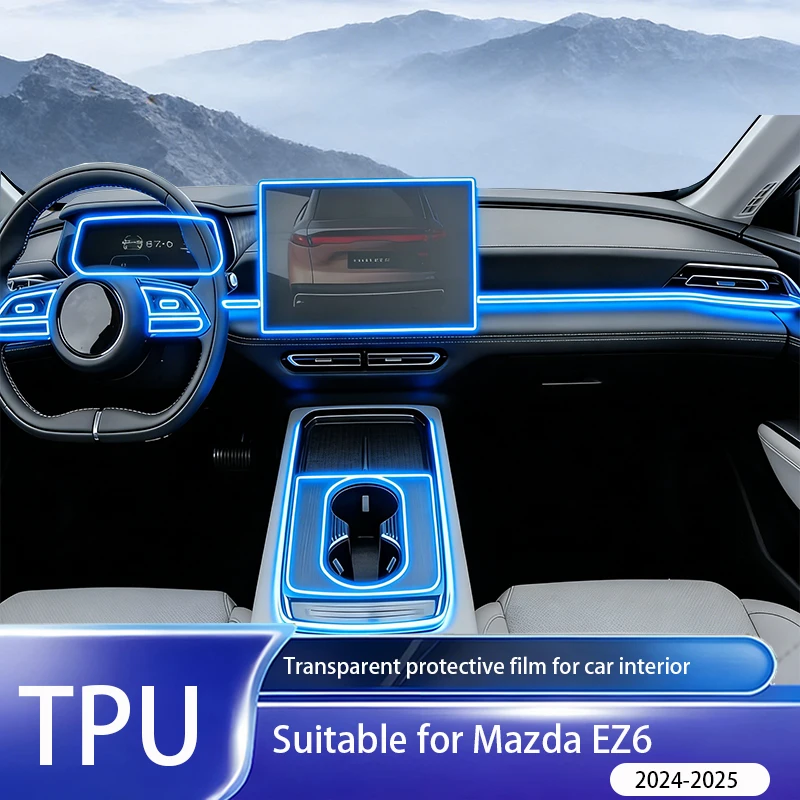 Suitable for Mazda EZ6 2024-2025 dashboard multimedia navigation transparent scratch resistant protective film
Suitable for Mazda EZ6 2024-2025 dashboard multimedia navigation transparent scratch resistant protective film