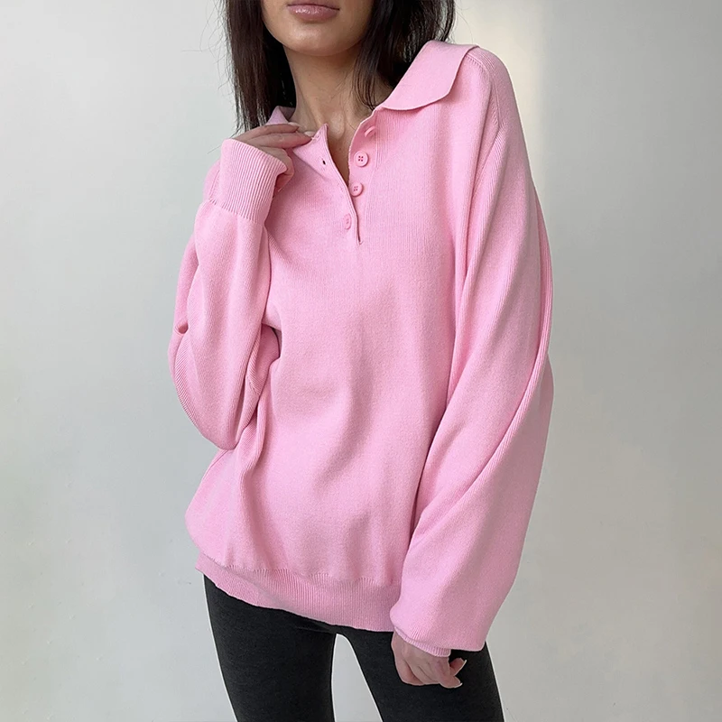 Tornova Polo Neck Knitted Sweater Women's Loose Casual Long Sleeve Pullovers 2026 Autumn Fashion New Solid Color Knit Top Female
Tornova Polo Neck Knitted Sweater Women's Loose Casual Long Sleeve Pullovers 2026 Autumn Fashion New Solid Color Knit Top Female