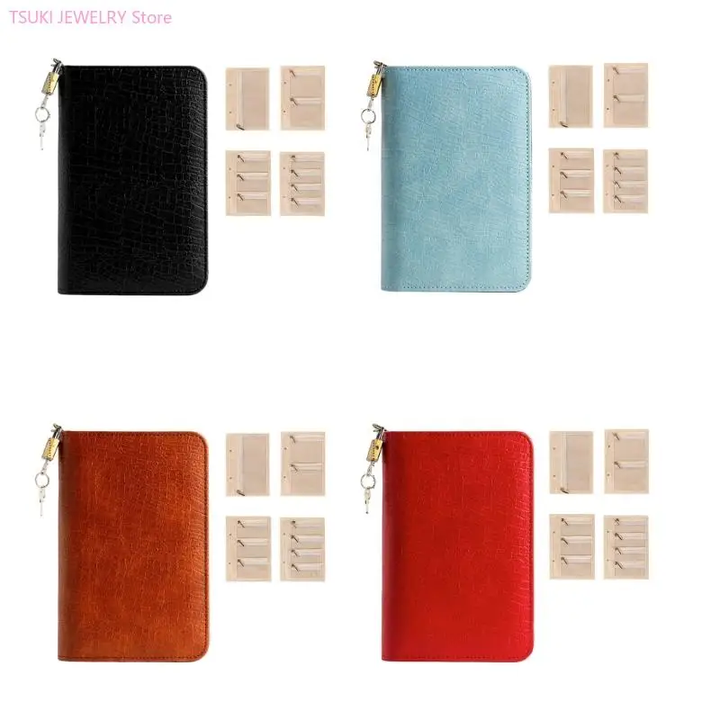 62KE Stylish PU Leather Jewelry Storage With Zippers And Spacious Compartments
62KE Stylish PU Leather Jewelry Storage With Zippers And Spacious Compartments