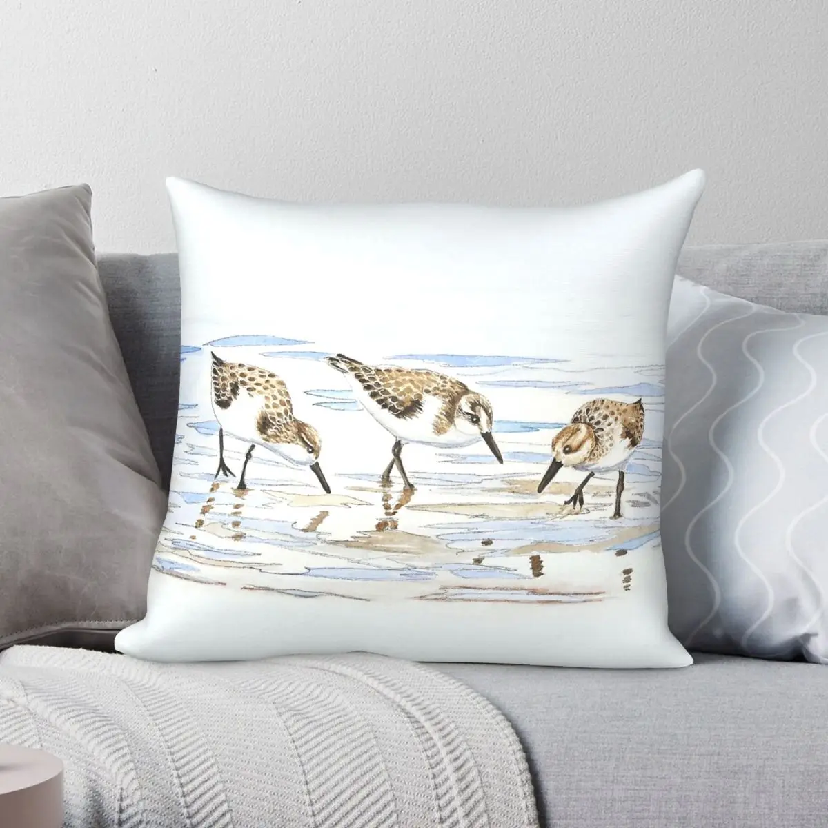 Sandpipers On Beach Pillowcase Polyester Linen Velvet Pattern Zip Decor Throw Pillow Case Room Cushion Case 18"
Sandpipers On Beach Pillowcase Polyester Linen Velvet Pattern Zip Decor Throw Pillow Case Room Cushion Case 18"
