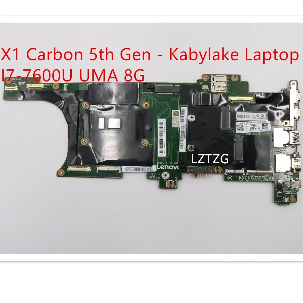 Motherboard For Lenovo ThinkPad X1 Carbon 5th Gen NM-B141 Laptop Mainboard CPU I7-7600U UMA 8G 01AY072 100% Tested OK
Motherboard For Lenovo ThinkPad X1 Carbon 5th Gen NM-B141 Laptop Mainboard CPU I7-7600U UMA 8G 01AY072 100% Tested OK