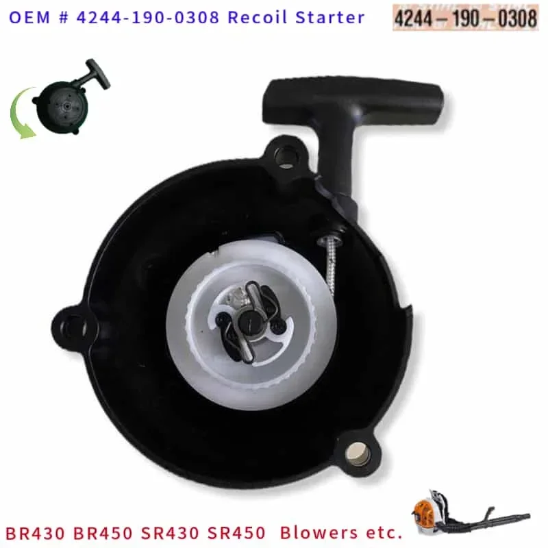 BR430 ORIGINAL STARTER W/ NAME PLATE 42441900308 FOR BLOWER PULL START REWIND SPRING COVER PULLY GRIP ROPE TAG LABEL KIT
BR430 ORIGINAL STARTER W/ NAME PLATE 42441900308 FOR BLOWER PULL START REWIND SPRING COVER PULLY GRIP ROPE TAG LABEL KIT