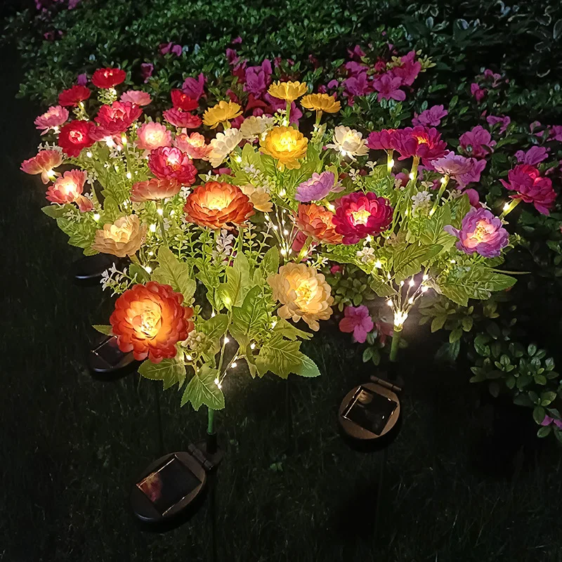 New 7 Head Solar LED Snow Lotus Lamp Outdoor Lights Lawn Garden Lights Solar Outdoor Light Garden Decoration
New 7 Head Solar LED Snow Lotus Lamp Outdoor Lights Lawn Garden Lights Solar Outdoor Light Garden Decoration