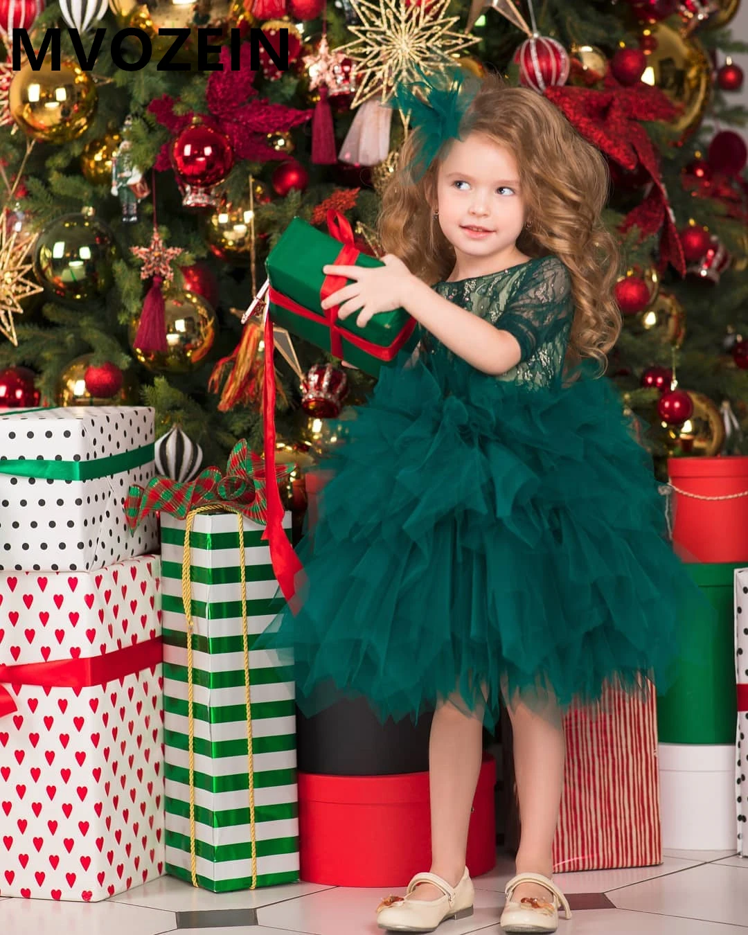 Mvozein Green Girl Princess Dress Puffy Girl Kid's Dress High-Low Flower Girl Dresses Cute Girl Christmas Dress Girl Gift Gown
Mvozein Green Girl Princess Dress Puffy Girl Kid's Dress High-Low Flower Girl Dresses Cute Girl Christmas Dress Girl Gift Gown