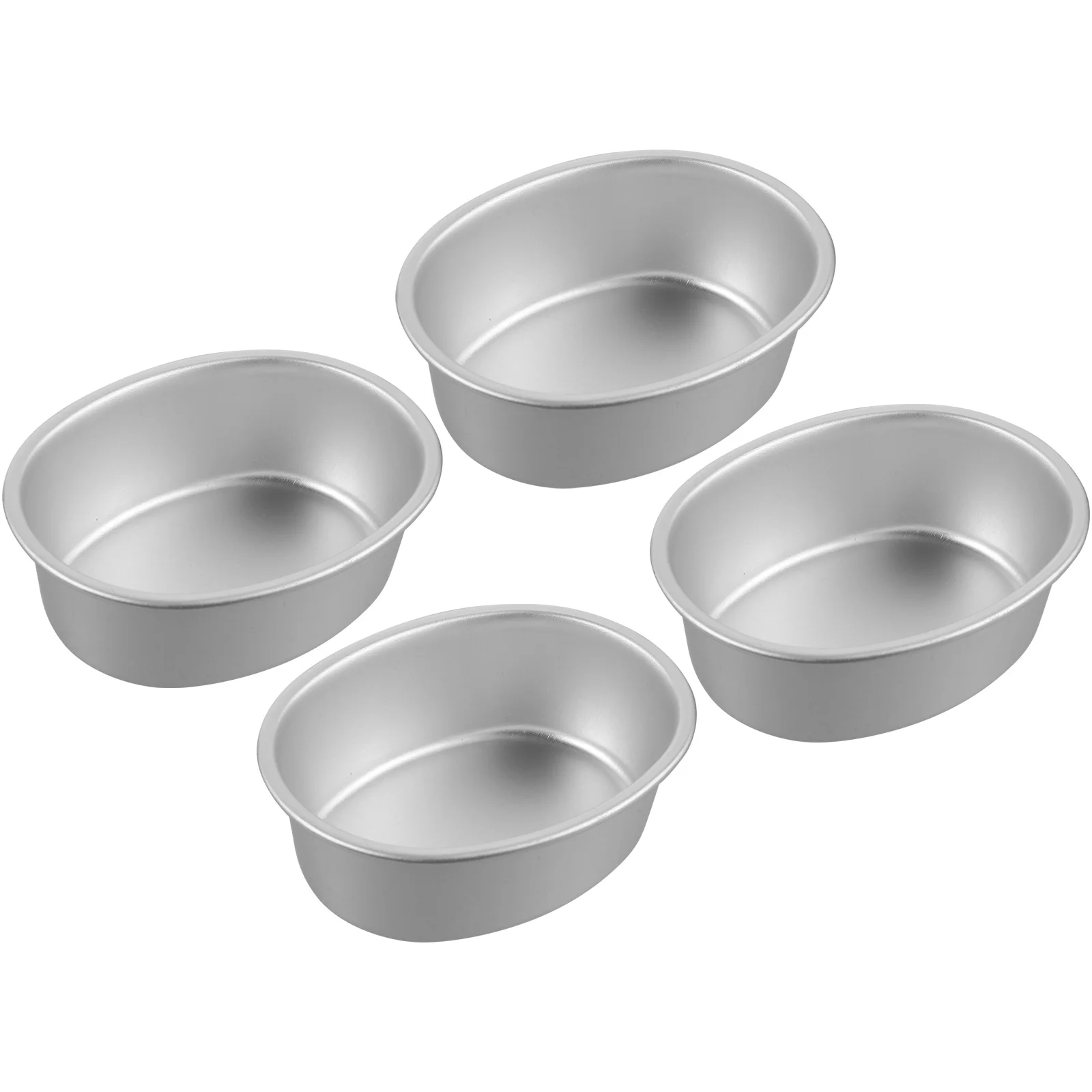 4pcs Aluminum Mold Non-stick Oval Metal Pans Baking Pans Easy Clean Kitchen Use Cake Pan Metal Cake Mold
4pcs Aluminum Mold Non-stick Oval Metal Pans Baking Pans Easy Clean Kitchen Use Cake Pan Metal Cake Mold