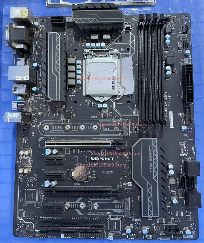 For MSI B250 PC MATE Main Board, LGA1151 Interface, Support 6th/7th Generation Intel CPU, DDR4 Memory
For MSI B250 PC MATE Main Board, LGA1151 Interface, Support 6th/7th Generation Intel CPU, DDR4 Memory