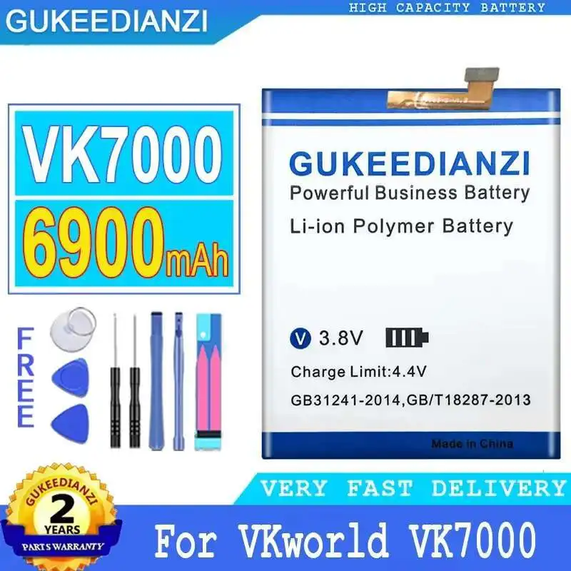 Надежный сменный аккумулятор мобильного телефона 6900 мАч для Vkworld VK7000 4G Lte IP68
Надежный сменный аккумулятор мобильного телефона 6900 мАч для Vkworld VK7000 4G Lte IP68
