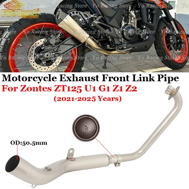 Выхлопная труба для мотоцикла Zontes ZT125 U1 zt125 G1 GK125 GK 125 2021 2022 51 мм
Выхлопная труба для мотоцикла Zontes ZT125 U1 zt125 G1 GK125 GK 125 2021 2022 51 мм