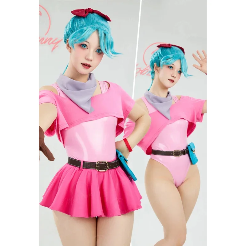 LCK01 Mobbunny Anime Cosplay CostumeLingerie Set Pink Bodysuit and Crop Top with Mini Skirt and Waist Bag Cosplay CostumeYh1@!
LCK01 Mobbunny Anime Cosplay CostumeLingerie Set Pink Bodysuit and Crop Top with Mini Skirt and Waist Bag Cosplay CostumeYh1@!