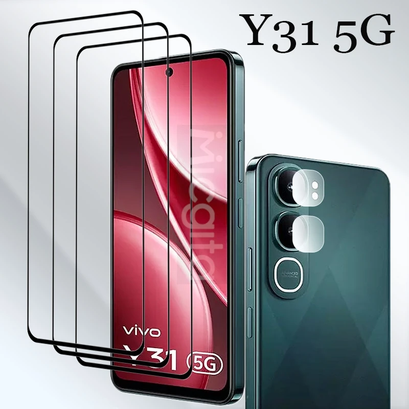 Sale 9H Tempered Glass Screen Protector For VIVO Y31 5G Full Cover Anti-Scratch +Y31 5G Soft Fiber Camera Lens film
Sale 9H Tempered Glass Screen Protector For VIVO Y31 5G Full Cover Anti-Scratch +Y31 5G Soft Fiber Camera Lens film