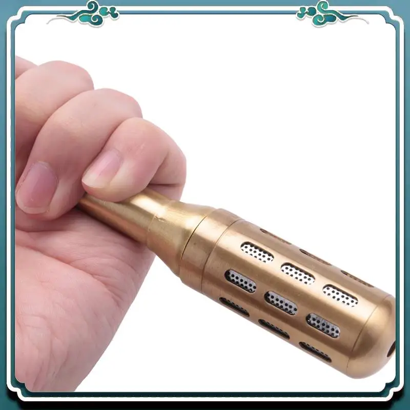 Reliable 3X Moxa Roll Set Acupuncture Therapy Copper Massage Meridian Moxa Moxibustion Roller Stick Mini-Smoke Mugwort Burner
Reliable 3X Moxa Roll Set Acupuncture Therapy Copper Massage Meridian Moxa Moxibustion Roller Stick Mini-Smoke Mugwort Burner