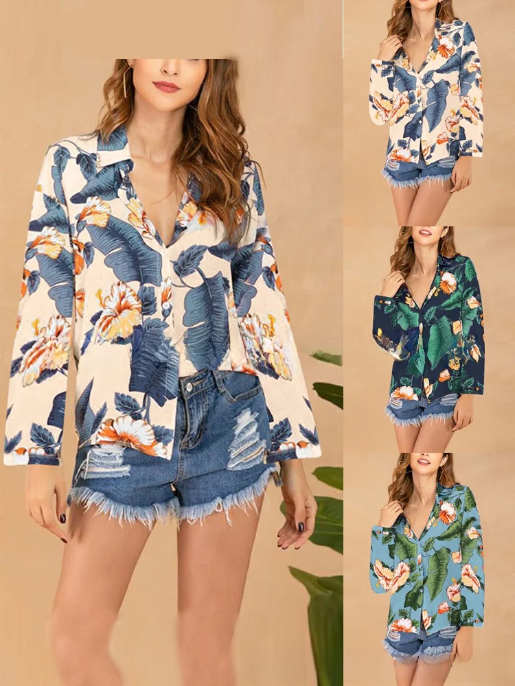 Women's Casual Long Sve irt Print Design Cotton Blend Straight Cut Mid-Length New Long SVE Faionable Ladies' Top
Women's Casual Long Sve irt Print Design Cotton Blend Straight Cut Mid-Length New Long SVE Faionable Ladies' Top