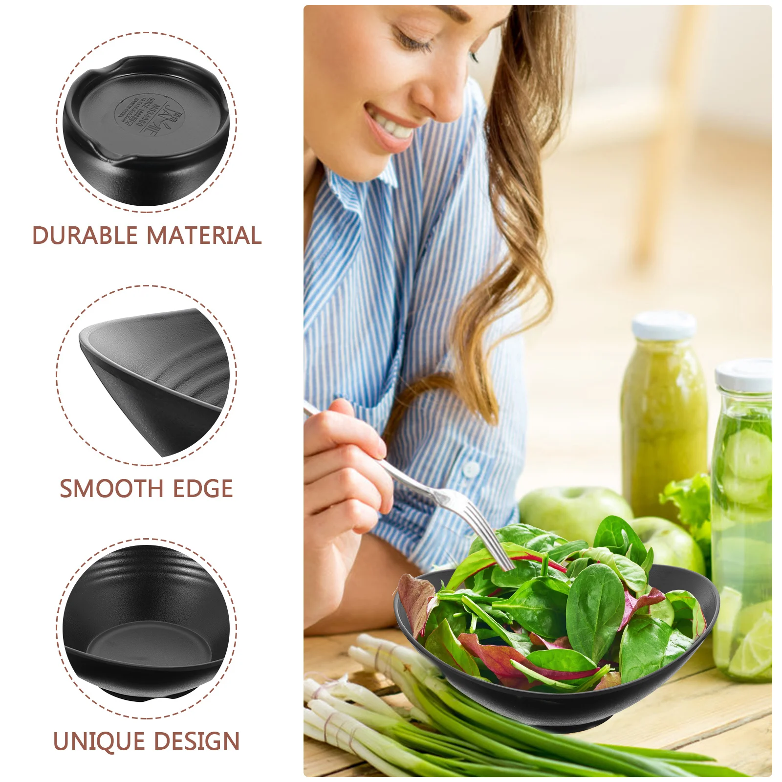 4Pcs Multi- Bowl Japanese Style Tableware Healthy and Safe for Home Hotel Restaurant Decorative Use 
4Pcs Multi- Bowl Japanese Style Tableware Healthy and Safe for Home Hotel Restaurant Decorative Use