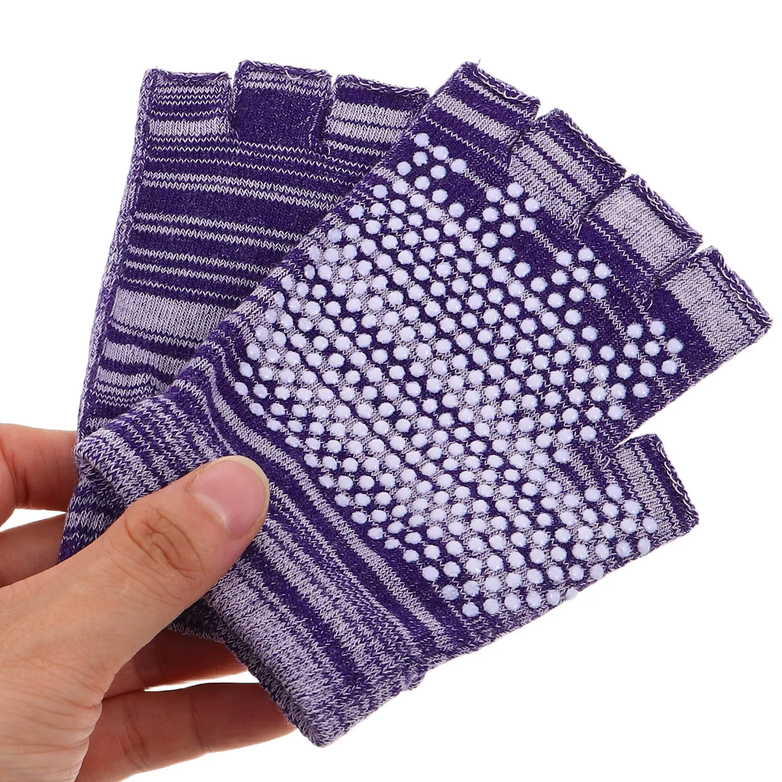 4Pairs Women Fingerless Yoga Gloves Non-Slip Half-Finger Cycling Gloves for Gym Workout Hiking Aerial Yoga Bike
4Pairs Women Fingerless Yoga Gloves Non-Slip Half-Finger Cycling Gloves for Gym Workout Hiking Aerial Yoga Bike