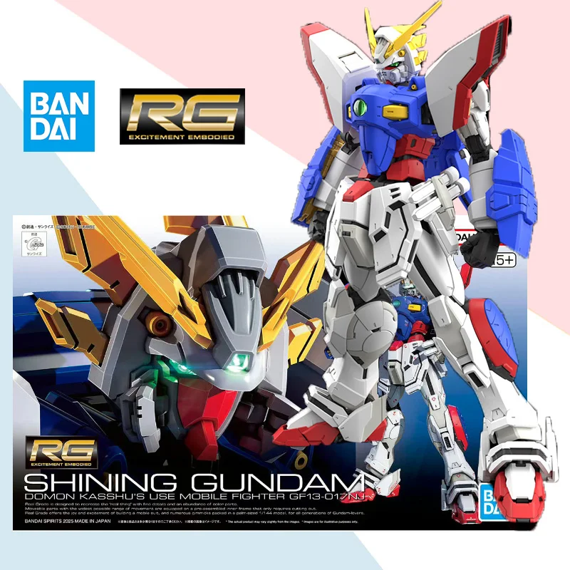 Bandai original genuine RG GF13-017NJ SHINING GUNDAM anime action figure model ornaments collection toy gifts for children
Bandai original genuine RG GF13-017NJ SHINING GUNDAM anime action figure model ornaments collection toy gifts for children