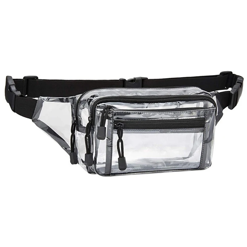 Clear PVC Waist Bag Portable Travel Storage Pouch Transparent Coin Purse Easy to Organize Washable
Clear PVC Waist Bag Portable Travel Storage Pouch Transparent Coin Purse Easy to Organize Washable