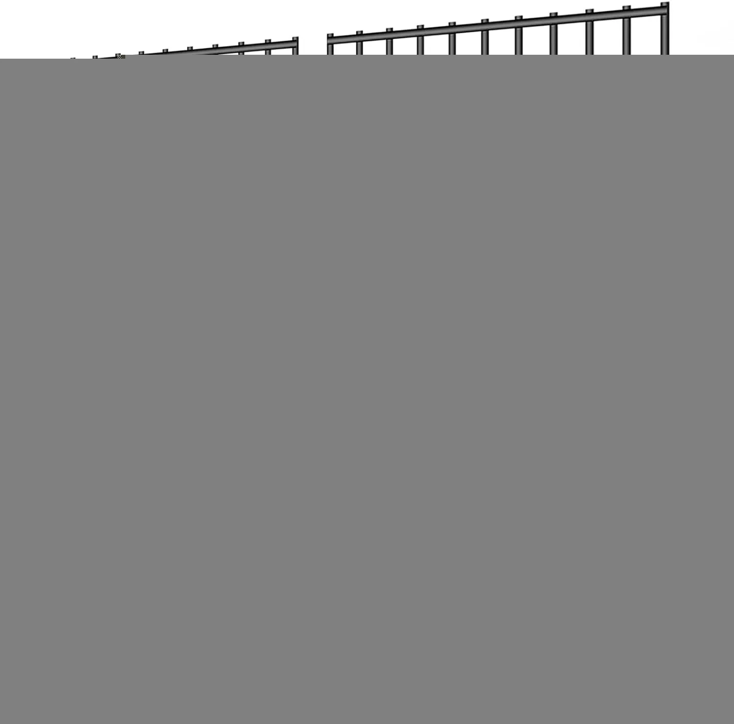 37Ft Garden Animal Barrier Fence - 26 Pack No Dig Dog & Rabbit Border Fencing
37Ft Garden Animal Barrier Fence - 26 Pack No Dig Dog & Rabbit Border Fencing