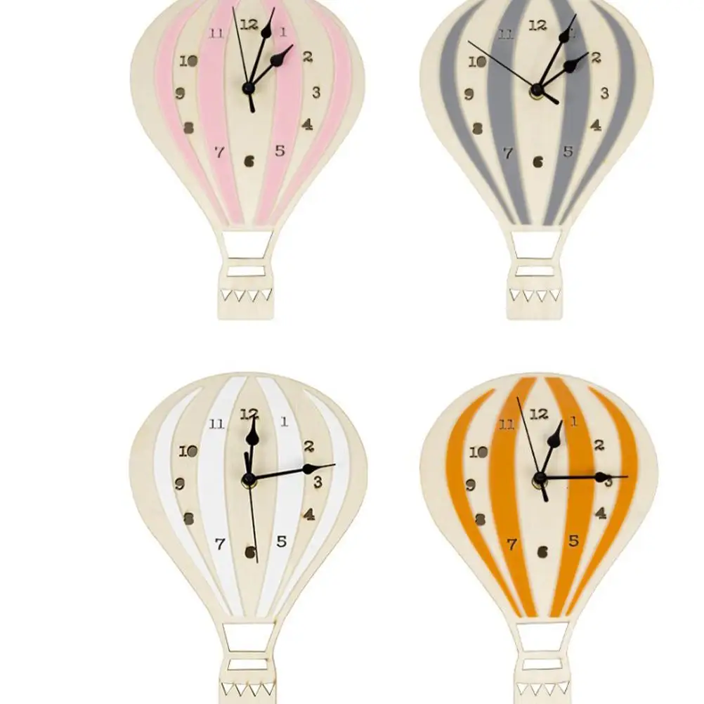 Cartoon Clock Wall Decorative Clocks Silent Living Room Office Home Decoration Hot Air Balloon Design decor
Cartoon Clock Wall Decorative Clocks Silent Living Room Office Home Decoration Hot Air Balloon Design decor