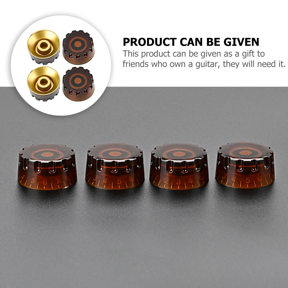 4 Pcs Guitar Knob Bass Bass-guitar-hardware with Voltmeter Electric Volume Control Accessory Useful Knobs Accessories
4 Pcs Guitar Knob Bass Bass-guitar-hardware with Voltmeter Electric Volume Control Accessory Useful Knobs Accessories