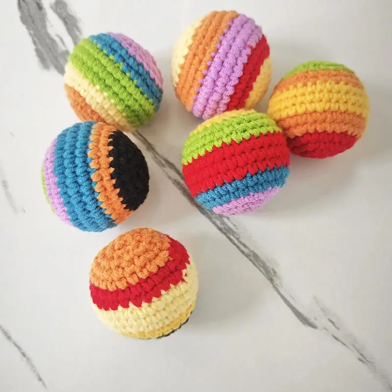 Soft Handmade Footbag Sacks Juggling Balls For Children Durable Sports Toy For Playground Activities
Soft Handmade Footbag Sacks Juggling Balls For Children Durable Sports Toy For Playground Activities