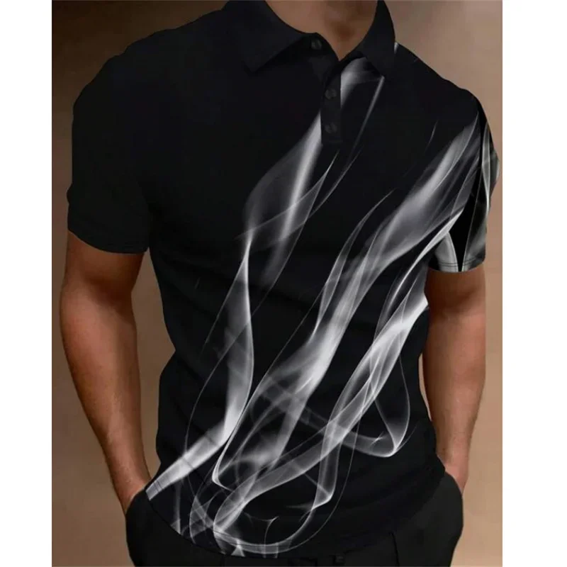 Polo Shirt Fashion Men'S Gradient Line Summer Short Sleeved T-Shirt Casual Daily Lapel Topt-Shirt Striped T-Shirt Men'S Clothing
Polo Shirt Fashion Men'S Gradient Line Summer Short Sleeved T-Shirt Casual Daily Lapel Topt-Shirt Striped T-Shirt Men'S Clothing