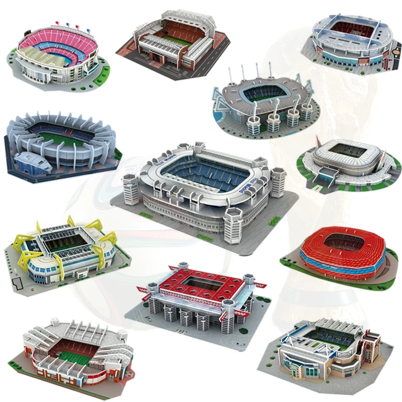Размер ладони 3D модель футбольного стадиона Bernabeu Camp Nou футбольный стадион здание модель в сборе игрушка ручной работы украшение рабочего стола
Размер ладони 3D модель футбольного стадиона Bernabeu Camp Nou футбольный стадион здание модель в сборе игрушка ручной работы украшение рабочего стола