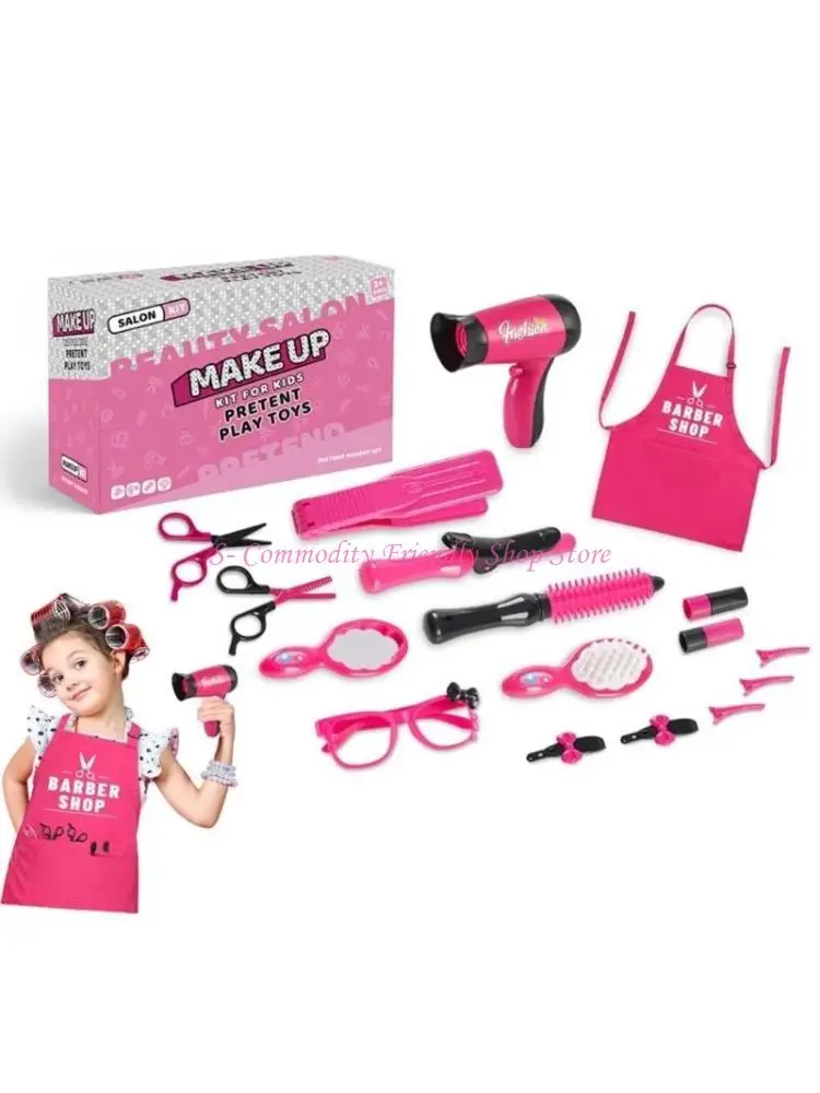 85AE Kids Role Playing Beauty Hair Salon Toy Set with Hair Styling Tool Accessories
85AE Kids Role Playing Beauty Hair Salon Toy Set with Hair Styling Tool Accessories