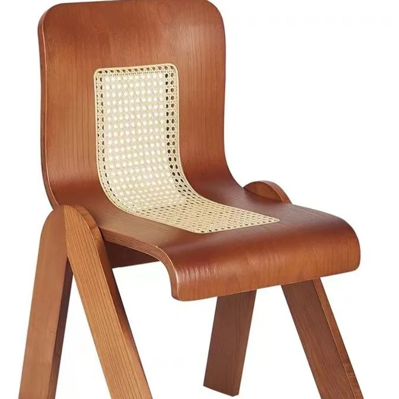 Japanese-style wabi-sabi wind rattan dining chair, creative and simple home desk chair, small apartment homestay retro solid
Japanese-style wabi-sabi wind rattan dining chair, creative and simple home desk chair, small apartment homestay retro solid