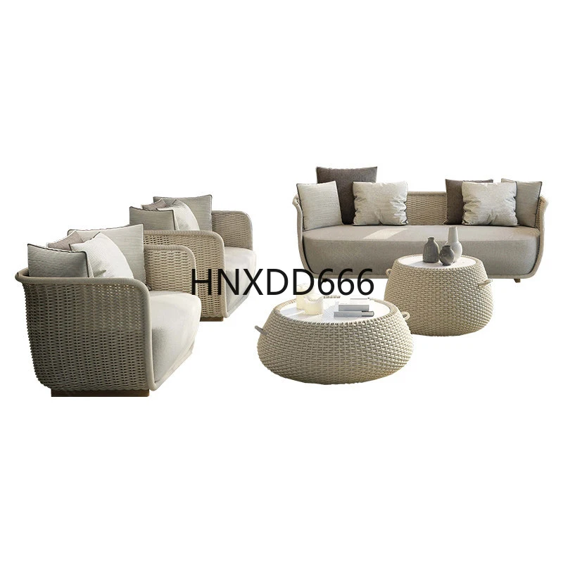 Outdoor rattan sofa new Chinese sunscreen furniture coffee table chair combination
Outdoor rattan sofa new Chinese sunscreen furniture coffee table chair combination