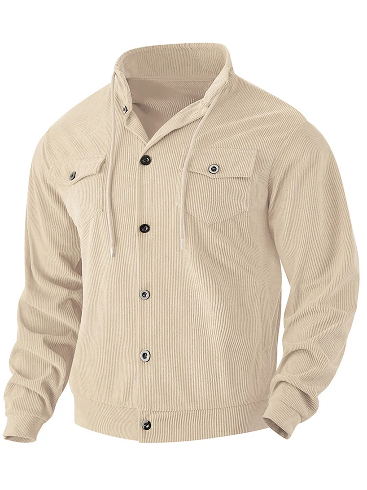 Spring Men's Long Sleeve Casual Style Polyester Material 2025 New Fashion Stand up Collar Single breasted Coat
Spring Men's Long Sleeve Casual Style Polyester Material 2025 New Fashion Stand up Collar Single breasted Coat