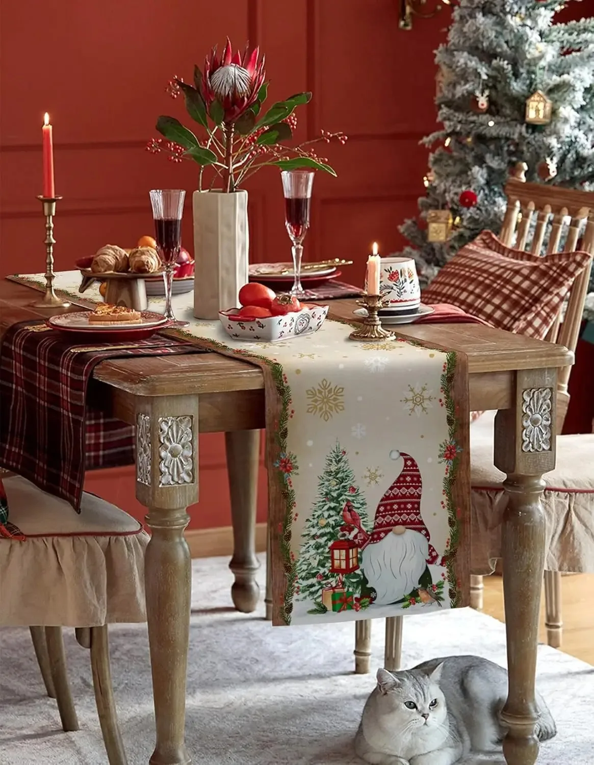 Christmas Dwarf and Christmas Tree Autumn Table Decoration Table Flag Holiday Restaurant Decoration Warm Farmhouse Table Decorat
Christmas Dwarf and Christmas Tree Autumn Table Decoration Table Flag Holiday Restaurant Decoration Warm Farmhouse Table Decorat