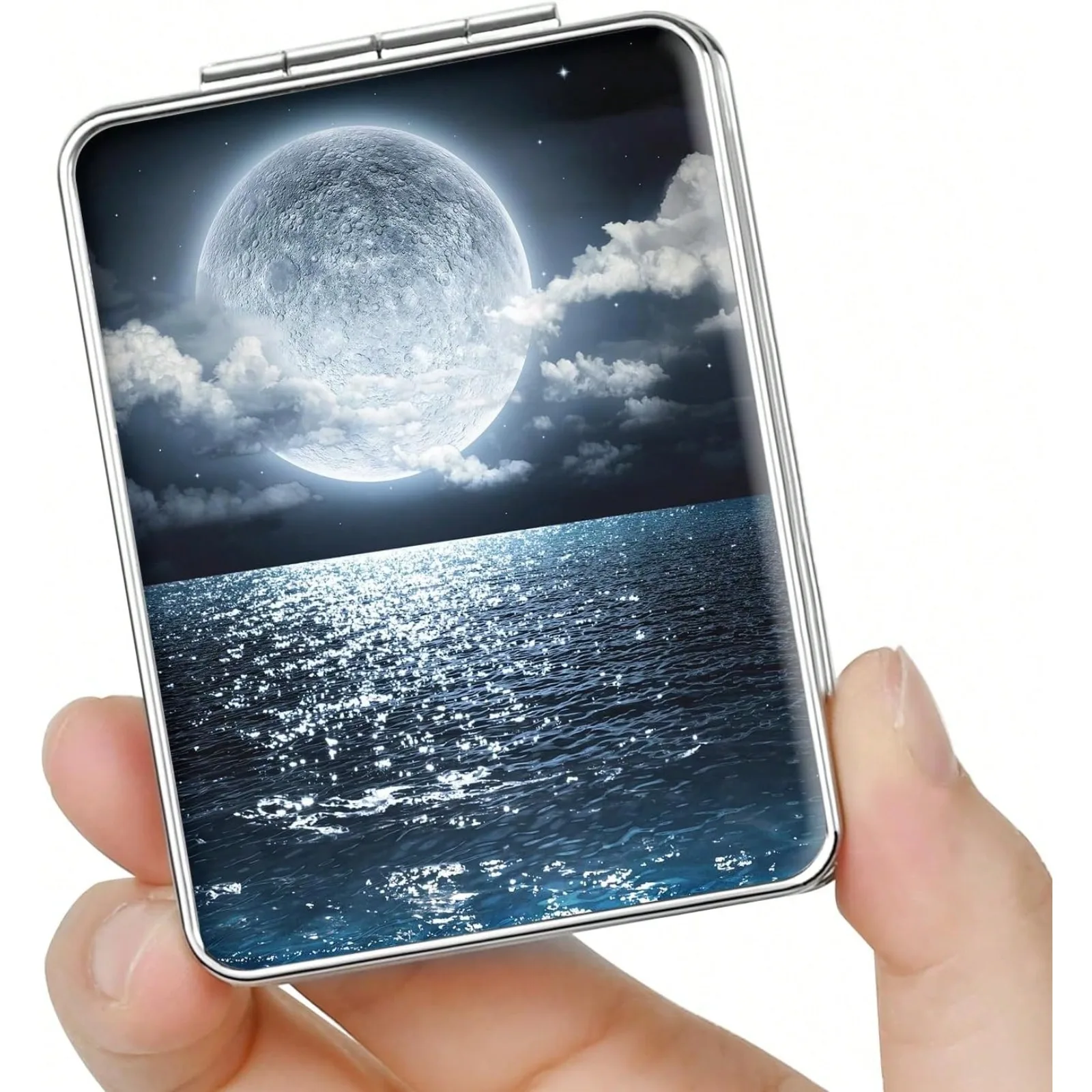 Pocket Mirror, Small Travel Mirror With Magnification, Portable Double-Sided Magnifying Cosmetic Mirror For Daily (Pink Marble)
Pocket Mirror, Small Travel Mirror With Magnification, Portable Double-Sided Magnifying Cosmetic Mirror For Daily (Pink Marble)