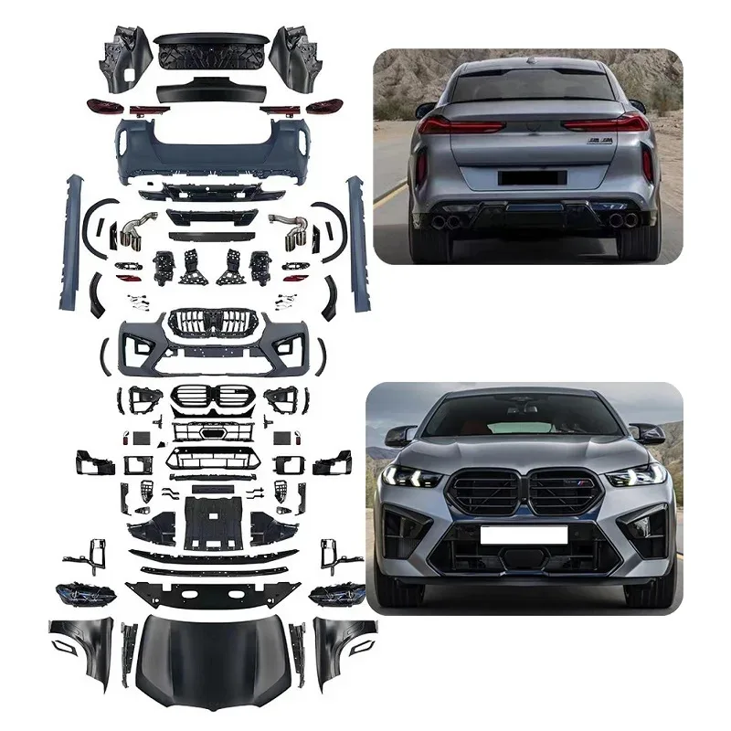 Upgrade Modification KitNew Car Parts Body Kit For S X6 E71 Upgrade 2024 X6M F96 LCI Full Body Kits
Upgrade Modification KitNew Car Parts Body Kit For S X6 E71 Upgrade 2024 X6M F96 LCI Full Body Kits