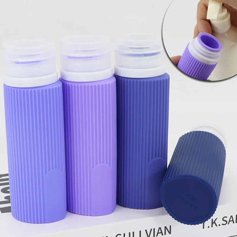 4pcs 100ML Silicone Travel Bottles Accessories Portable BPA Proof Squeezable Size Free Sets Leak Proof Travel Size Split Bottle
4pcs 100ML Silicone Travel Bottles Accessories Portable BPA Proof Squeezable Size Free Sets Leak Proof Travel Size Split Bottle