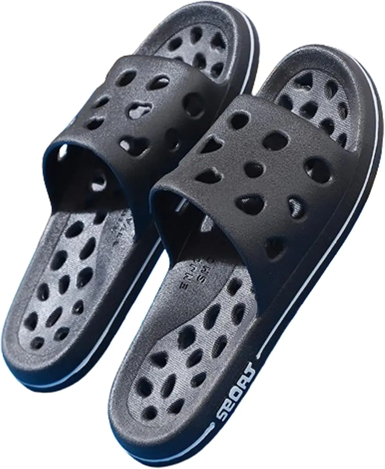Shower Shoes Men Women Leaking Hole Slippers Lightweight Quick-Drying Indoor Slippers Anti-Skid Plus Size
Shower Shoes Men Women Leaking Hole Slippers Lightweight Quick-Drying Indoor Slippers Anti-Skid Plus Size