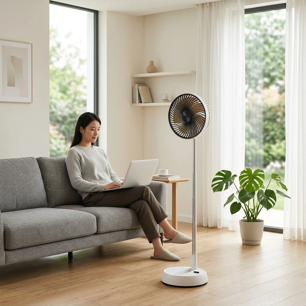 Telescopic Foldable Quiet Fan, Rechargeable Oscillating with Remote, Desk Floor Dual Use, Portable Outdoor & Easy Storage
Telescopic Foldable Quiet Fan, Rechargeable Oscillating with Remote, Desk Floor Dual Use, Portable Outdoor & Easy Storage