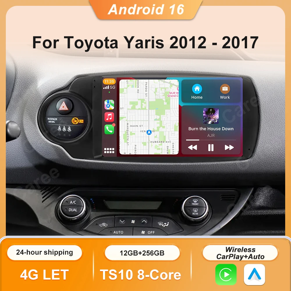 Android 16 Car Radio Carplay For Toyota Yaris 2012 2013 2014 2015 2016 2017 GPS Navigation Multimedia Player Stereo WIFI No 2din
Android 16 Car Radio Carplay For Toyota Yaris 2012 2013 2014 2015 2016 2017 GPS Navigation Multimedia Player Stereo WIFI No 2din